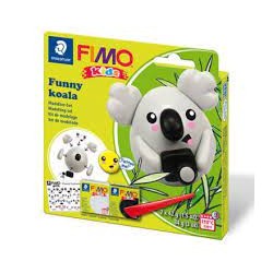 Graine Créative - Loisirs créatifs - Pâte FIMO Kids - Kit Funny - Koala