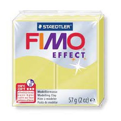 Graine Créative - Loisirs créatifs - Pâte FIMO Effect - Jaune quartz - 56 g