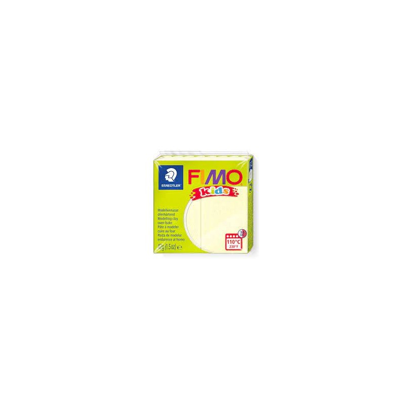 Graine Créative - Loisirs créatifs - Pâte FIMO Kids - Jaune perle - 42 g