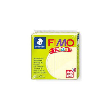 Graine Créative - Loisirs créatifs - Pâte FIMO Kids - Jaune perle - 42 g