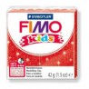 Graine Créative - Loisirs créatifs - Pâte FIMO Kids - Rouge pailleté - 42 g
