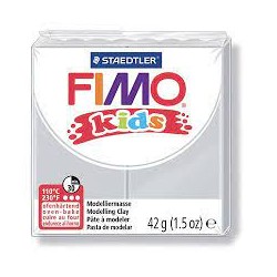 Graine Créative - Loisirs créatifs - Pâte FIMO Kids - Gris clair - 42 g