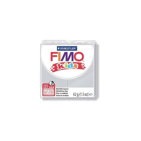 Graine Créative - Loisirs créatifs - Pâte FIMO Kids - Gris clair - 42 g