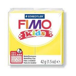 Graine Créative - Loisirs créatifs - Pâte FIMO Kids - Jaune - 42 g