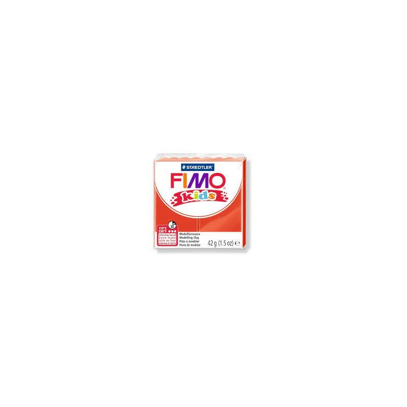 Graine Créative - Loisirs créatifs - Pâte FIMO Kids - Rouge - 42 g