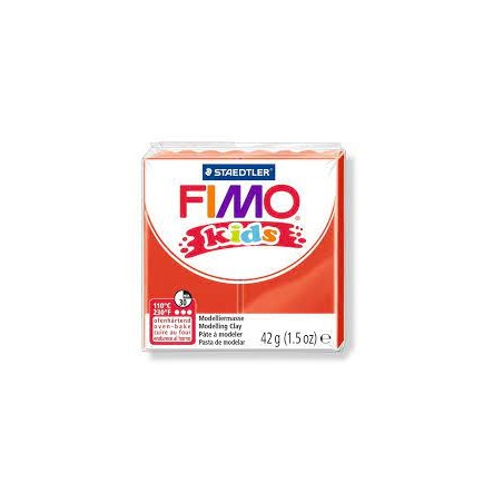 Graine Créative - Loisirs créatifs - Pâte FIMO Kids - Rouge - 42 g