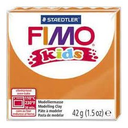 Graine Créative - Loisirs créatifs - Pâte FIMO Kids - Orange - 42 g