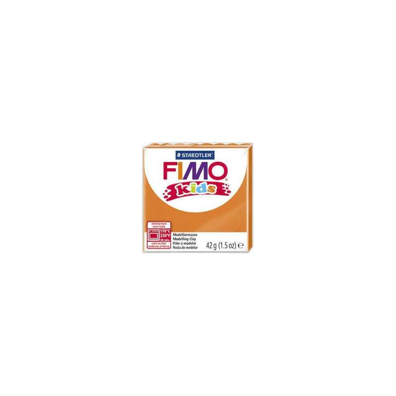 Graine Créative - Loisirs créatifs - Pâte FIMO Kids - Orange - 42 g