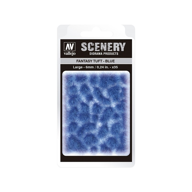 Vallejo - Blister diorama - Végétation - Bleu 6mm