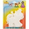 Hama - Perles - 4585 - Taille Midi - Plaques Blister Grand modèle princesse, cheval, chat