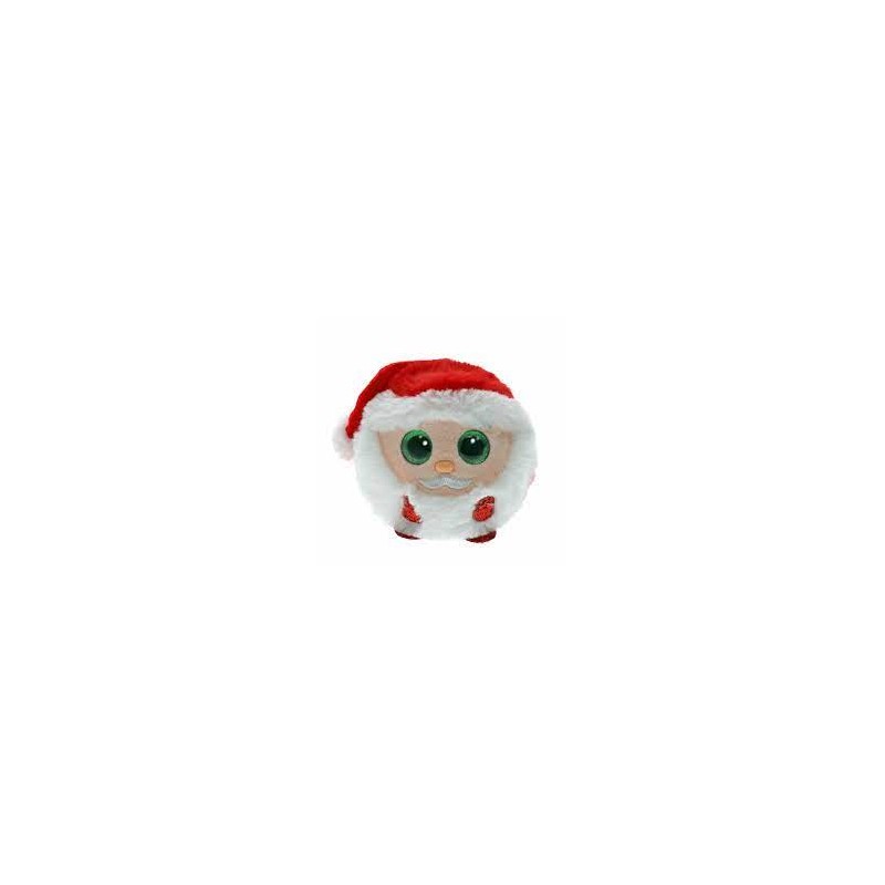 Peluche TY - Puffies 10 cm - Kris le Père Noël