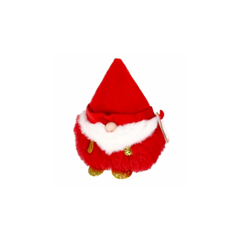Peluche TY - Puffies 10 cm - Gnorbie l'elf de Noël