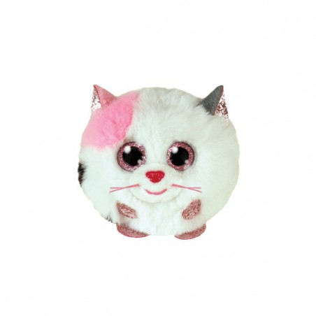 Peluche TY - Puffies 10 cm - Muffin le chat