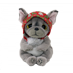 Peluche TY - Peluche 15 cm - Nordic le chien de Noël