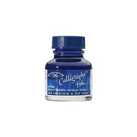 Winsor et Newton - Encre à calligraphie - Bleu foncé - 30 ml