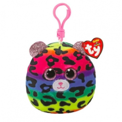 Peluche TY - Porte clé - Dotty le léopard