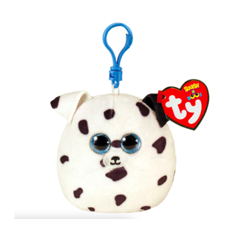 Peluche TY - Porte clé - Fetch le chien dalmatien