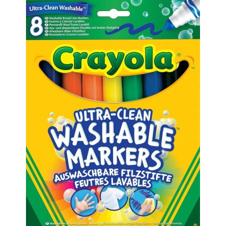 Crayola - Pochette de 8 feutres à colorier