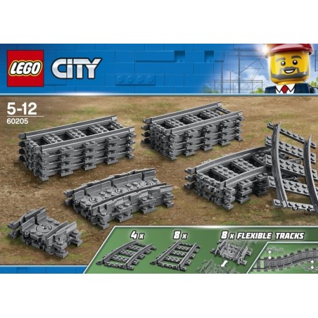 Lego - 60205 - City - Pack de rails