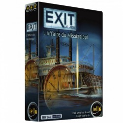 Iello - Jeu de société - Escape Game - Exit L'affaire du Mississippi