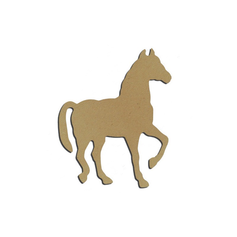 Aladine - Cheval en bois MDF à décorer