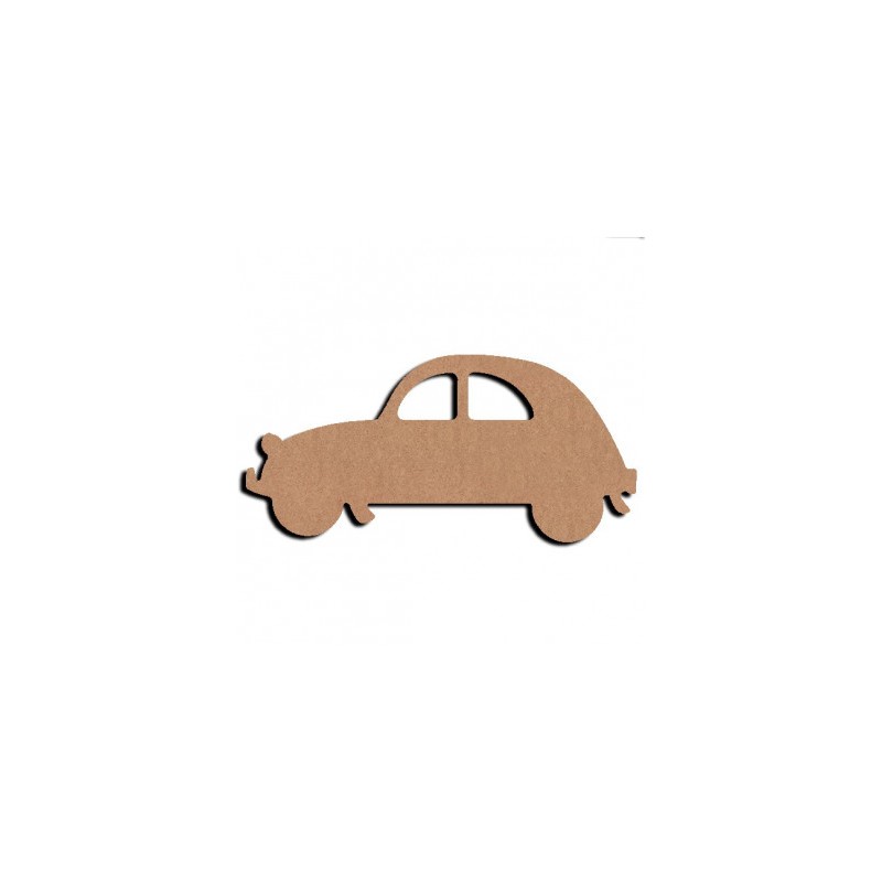 Aladine - Voiture 2CV en bois MDF à décorer