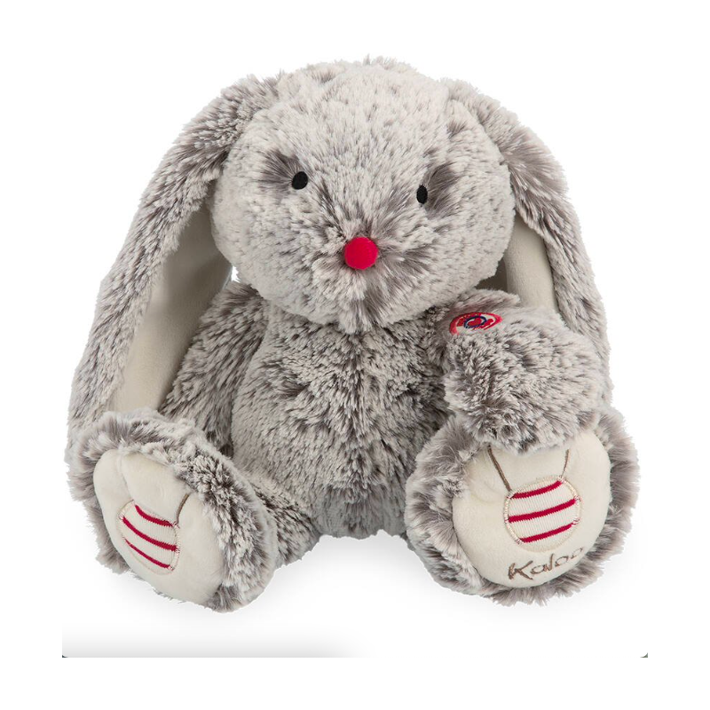 Kaloo - Peluche musicale - Léo le lapin gris - 31 cm