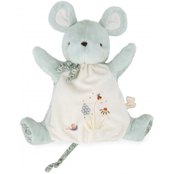 Kaloo - Doudou marionnette - Souris grise - 24 cm