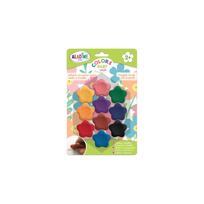 Aladine - 10 pastels cire Colors Baby