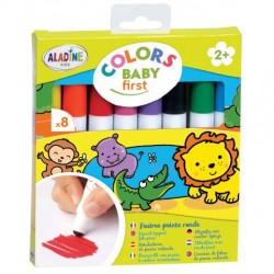 Aladine - 8 feutres color baby first