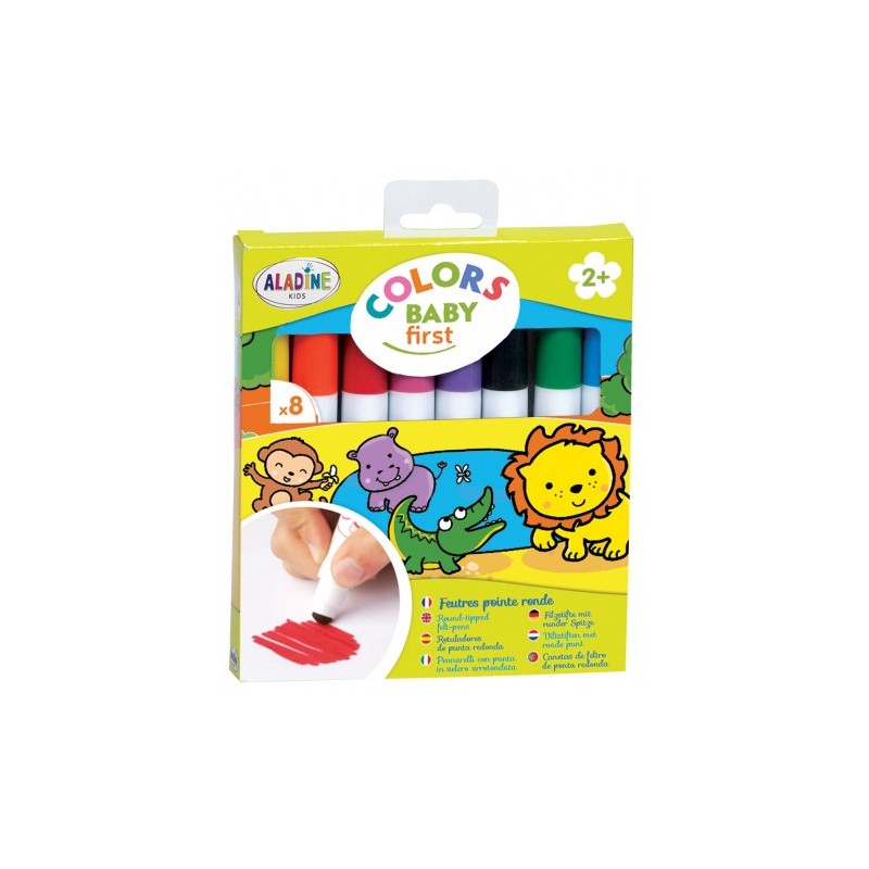 Aladine - 8 feutres color baby first