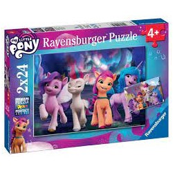 Ravensburger - Puzzles 2x24 pièces - Amitié entre poneys - My Little Pony