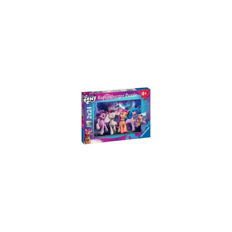 Ravensburger - Puzzles 2x24 pièces - Amitié entre poneys - My Little Pony