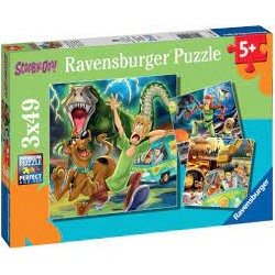 Ravensburger - Puzzles 3x49 pièces - Les aventures de Scooby-Doo