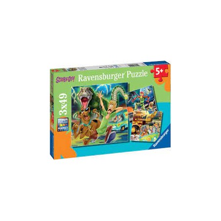 Ravensburger - Puzzles 3x49 pièces - Les aventures de Scooby-Doo