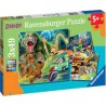 Ravensburger - Puzzles 3x49 pièces - Les aventures de Scooby-Doo