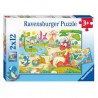 Ravensburger - Puzzles 2x12 pièces - Mes dinos préférés