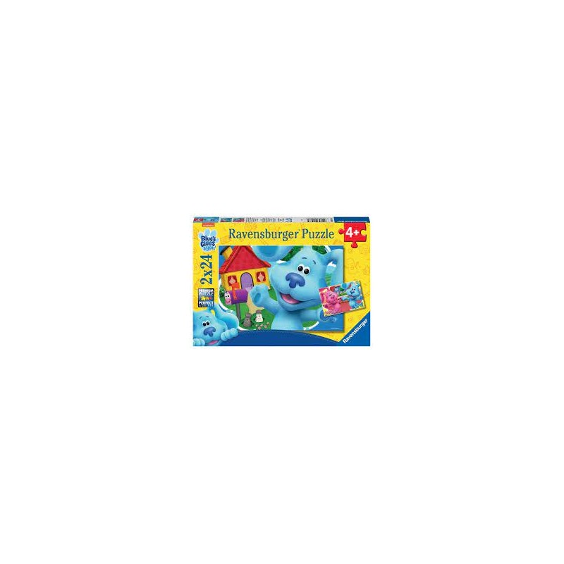 Ravensburger - Puzzles 2x24 pièces - Les amis Blue et Magenta - Blue et ses amis