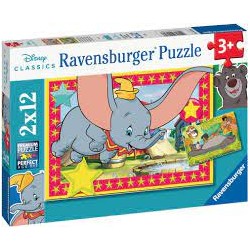 Ravensburger - Puzzles 2x12 pièces - L'appel de l'aventure - Disney