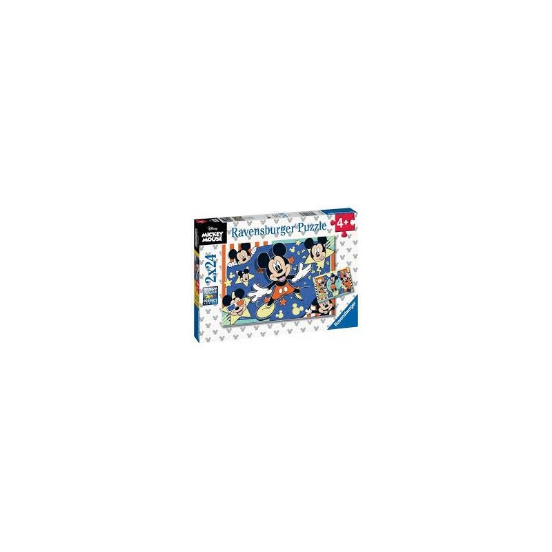 Ravensburger - Puzzles 2x24 pièces - Au cinéma - Disney Mickey Mouse
