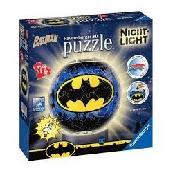 Ravensburger - Puzzle 3D Ball 72 pièces illuminé - Batman