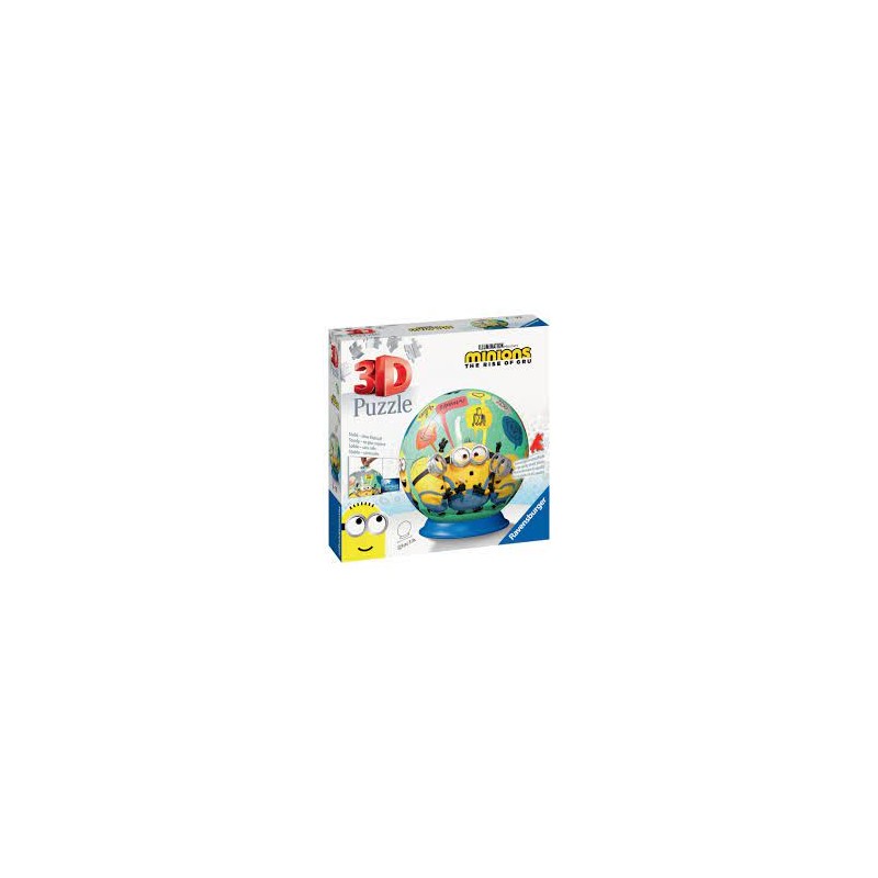 Ravensburger - Puzzle 3D Ball 72 pièces - Minions 2