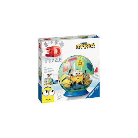 Ravensburger - Puzzle 3D Ball 72 pièces - Minions 2