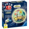 Ravensburger - Puzzle 3D Ball 72 pièces illuminé - Minions 2