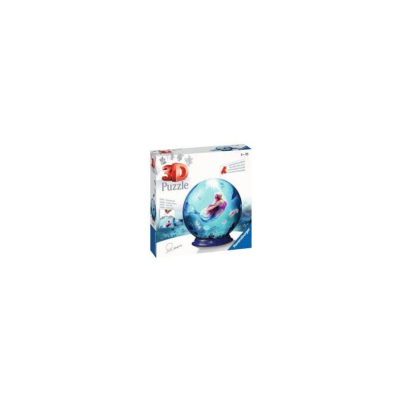 Ravensburger - Puzzle 3D Ball 72 pièces - Les sirènes