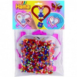 Hama - Perles - 4603 - Taille Midi - Kit multi cadre - 1000 perles et 1 plaque cadre