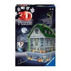 Ravensburger - Puzzle 3D Maison hantée d'Halloween