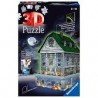 Ravensburger - Puzzle 3D Maison hantée d'Halloween