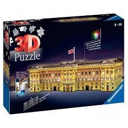 Ravensburger - Puzzle 3D Buckingham Palace illuminé