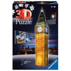 Ravensburger - Puzzle 3D Big Ben illuminé